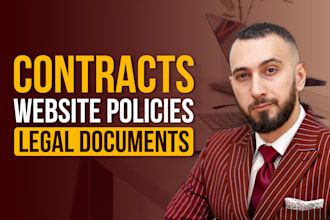 draft legal contracts, agreements, privacy policies as a lawyer