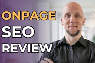 do onpage SEO and optimise your website