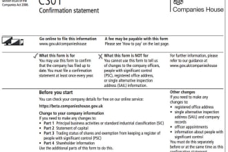 prepare and file your confirmation statement with companies house