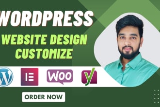 build responsive, modern and clean wordpress website