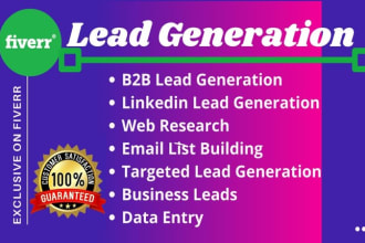 do data entry and linkedin lead generations  premium tools