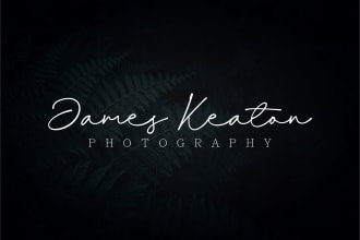 design photography logo watermark or signature