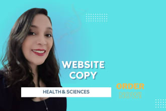 write SEO website content as a health and medical copywriter
