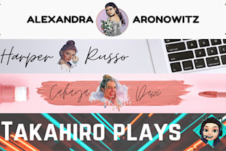 design a minimalist youtube channel art