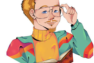 draw your full body character in color