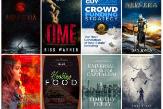 design a minimalist clean book cover
