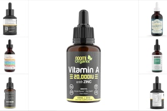 create a visualization of a dropper bottle product for amazon or ebay listing