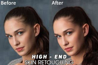 do amazing skin retouching, photo editing and retouching, photo enhancement