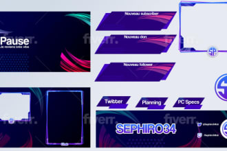 create your twitch overlay, panels and alerts