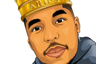 do realistic vector portraits