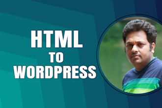 convert HTML to wordpress