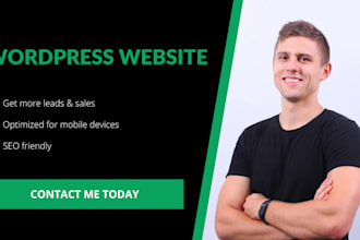 build a wordpress website for your business