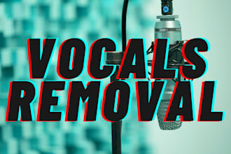 create a backing track remove vocals from a song