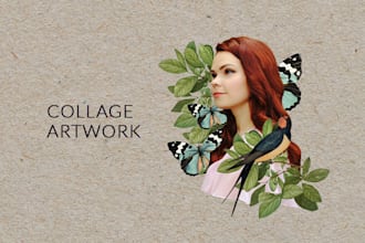 create custom collage art for print or social media