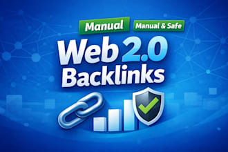 build manual web 2 backlinks for SEO ranking