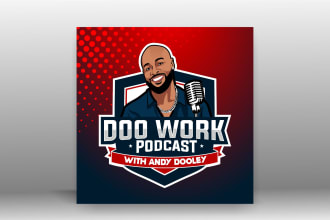 make a podcast logo and podcast cover art