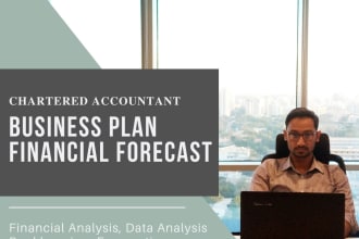 develop business plan, financial forecast for your business