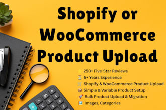 scrape the products and upload them to a shopify or woocommerce site