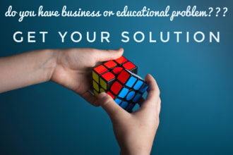 resolve your business and education related problems