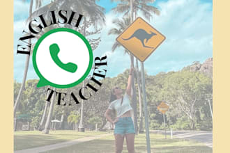 teach you english daily on whatsapp