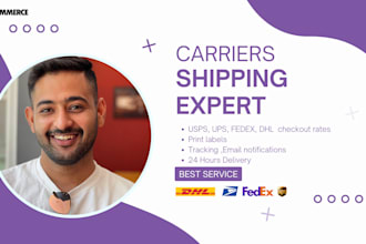 add live rates shipping