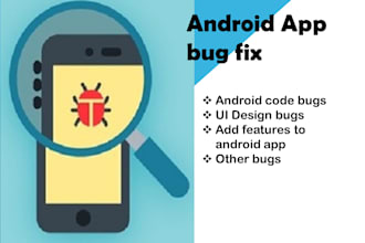 fix bugs and errors in android app and add new features