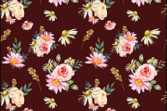 design seamless repeat vector patterns for textile print