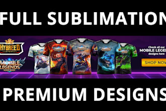 tshirt full sublimation designs