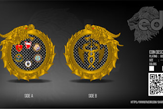design command, challenge and personal coin