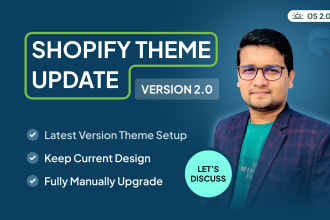 do shopify theme update with new version 2