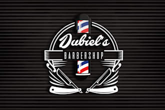 do outstanding barber shop logo