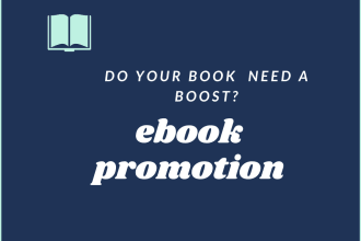 promote and advertise your book or ebook on my book marketing network