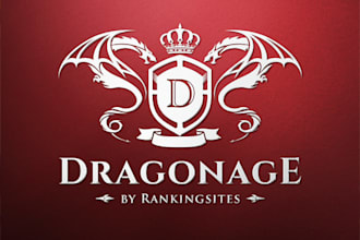 design shield and crest heraldry logo