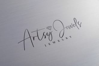 design a handwritten, unique, elegant, and luxury signature logo