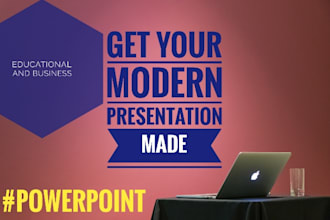 prepare exceptional power point presentation for you