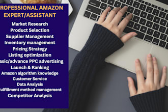 be your amazon fba expert virtual assistant for ppc   account manager sales VA