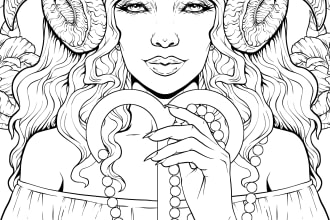 draw original artwork for your KDP coloring book not ai