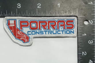 do embroidery patch woven patch woven label  with merrow brdr