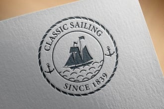 design professional stamp badge or seal logo for you