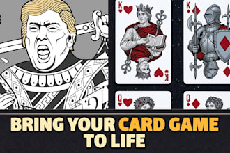 design playing cards, poker, tarot, and card games