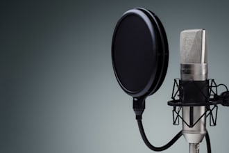 audio narration and voice over in US english