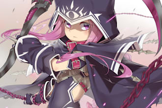 draw sfw or nsfw anime and manga illustration