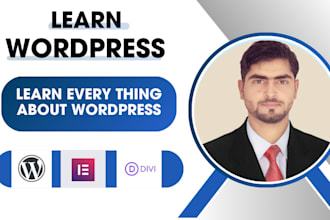 be your wordpress tutor, teacher, website consultant or instructor