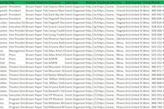 do excel project and company research project