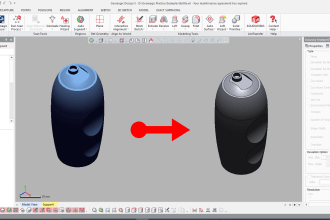 reverse engineer to convert scan stl file to stp in solidworks, catia, fusion360