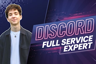 fully create and setup a professional custom discord server for your community