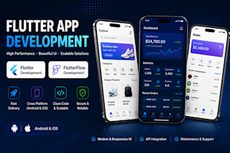 develop a flutterflow or flutter mobile app