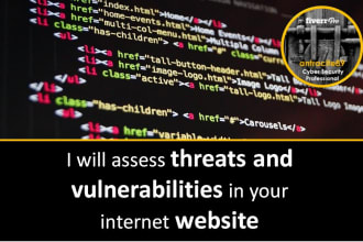 assess threats and vulnerabilities in your internet website