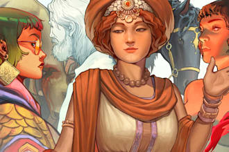 draw custom illustration for you