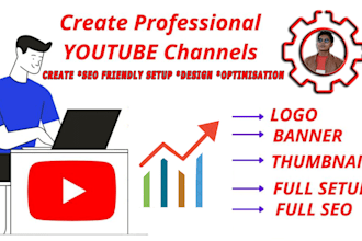 create and optimize your you tube account